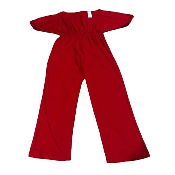 NWT Koh Koh Women’s Elegant Red Jumpsuit Sz. XL - Picture 4 of 13